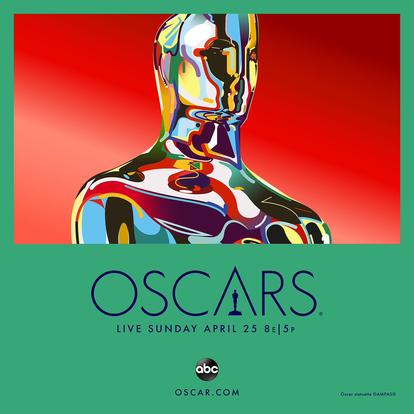 93rd Oscars’ campaign art by Magnus Voll Mathiassen