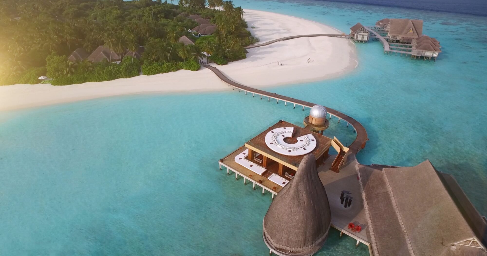 Anantara Kihavah - SKY Aerial view