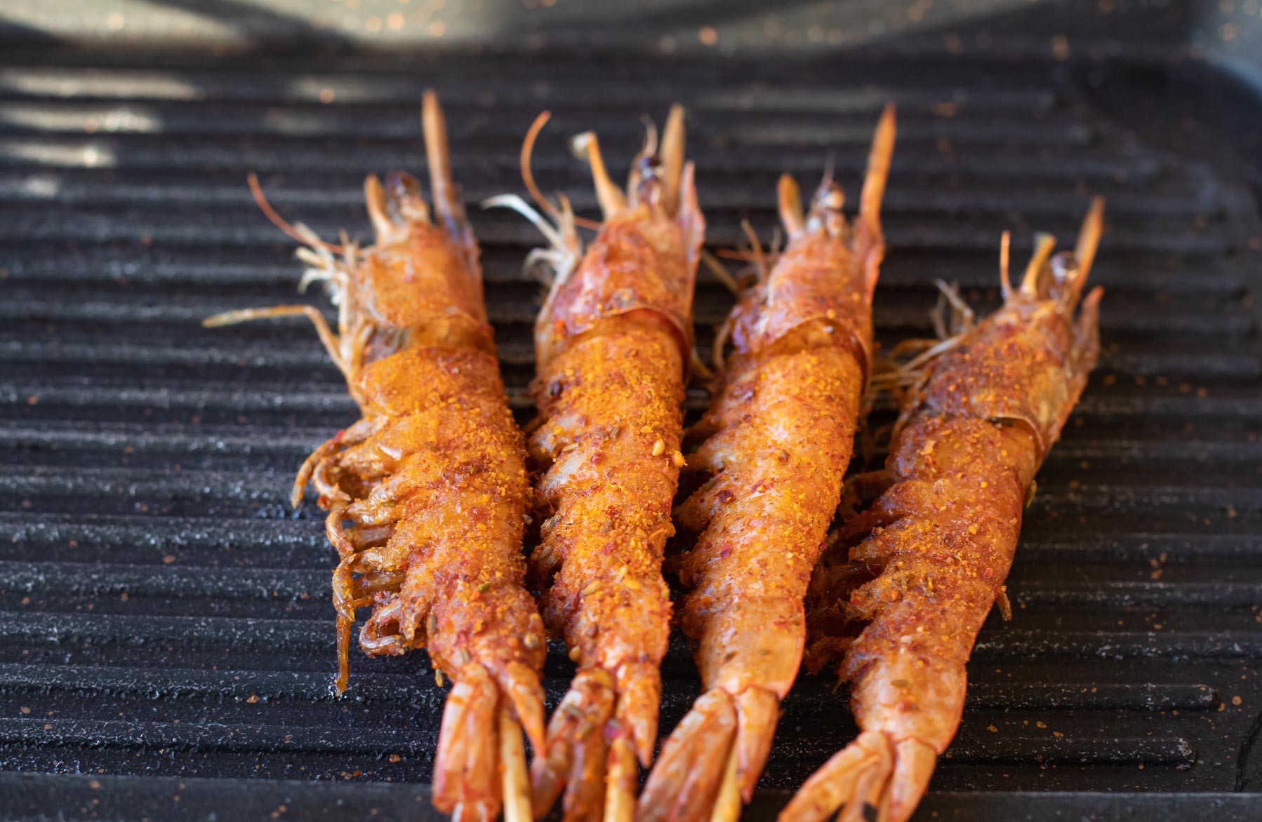 Jumbo Shrimp Skewers at Gui BBQ Restaurant & Bar (Photo by: Julie Nguyen/SNAP TASTE®)