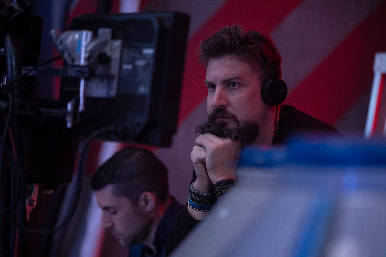 Director ADAM WINGARD on the set of Warner Bros. Pictures’ and Legendary Pictures’ action adventure “GODZILLA VS. KONG,” a Warner Bros. Pictures and Legendary Pictures release.