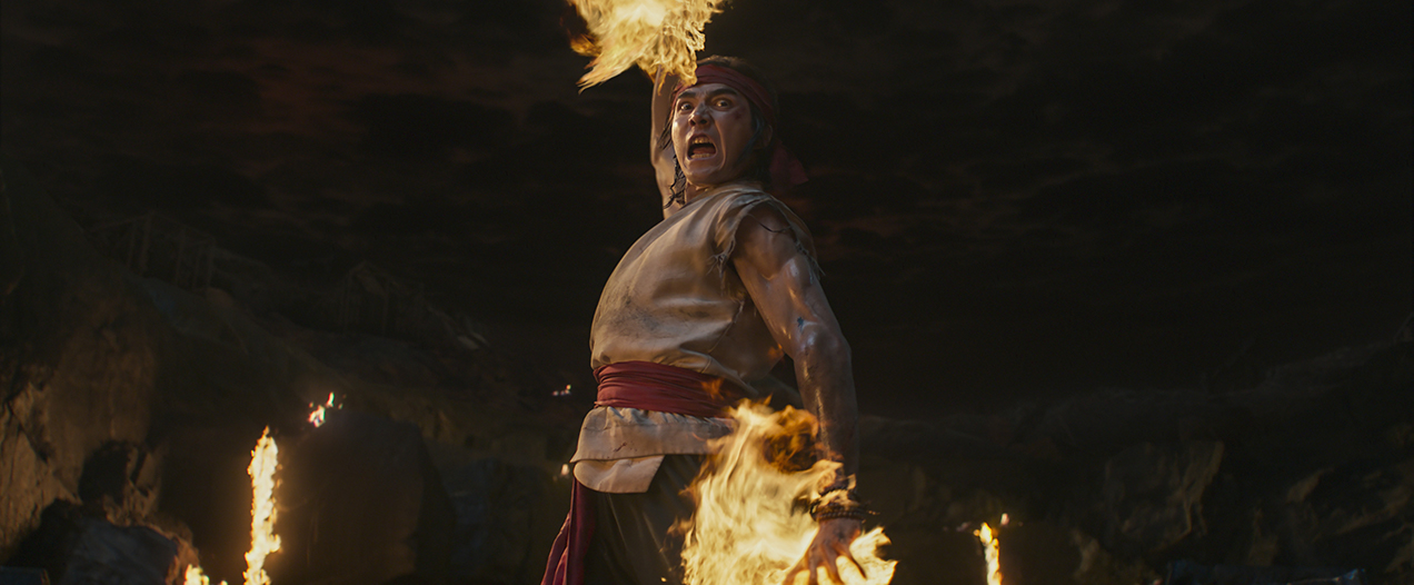 LUDI LIN as Liu Kang in New Line Cinema’s action adventure “Mortal Kombat,” a Warner Bros. Pictures release.
