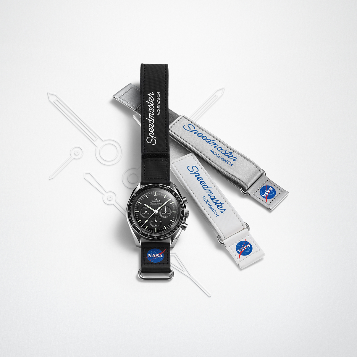 2021 OMEGA Speedmaster Moonwatch Velcro Straps