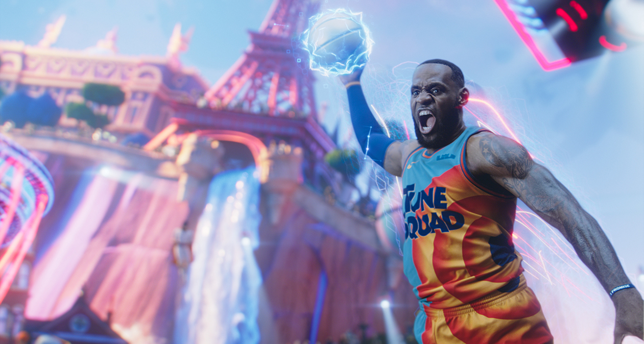 LEBRON JAMES in Warner Bros. Pictures’ animated/live-action adventure “SPACE JAM: A NEW LEGACY,” a Warner Bros. Pictures release.