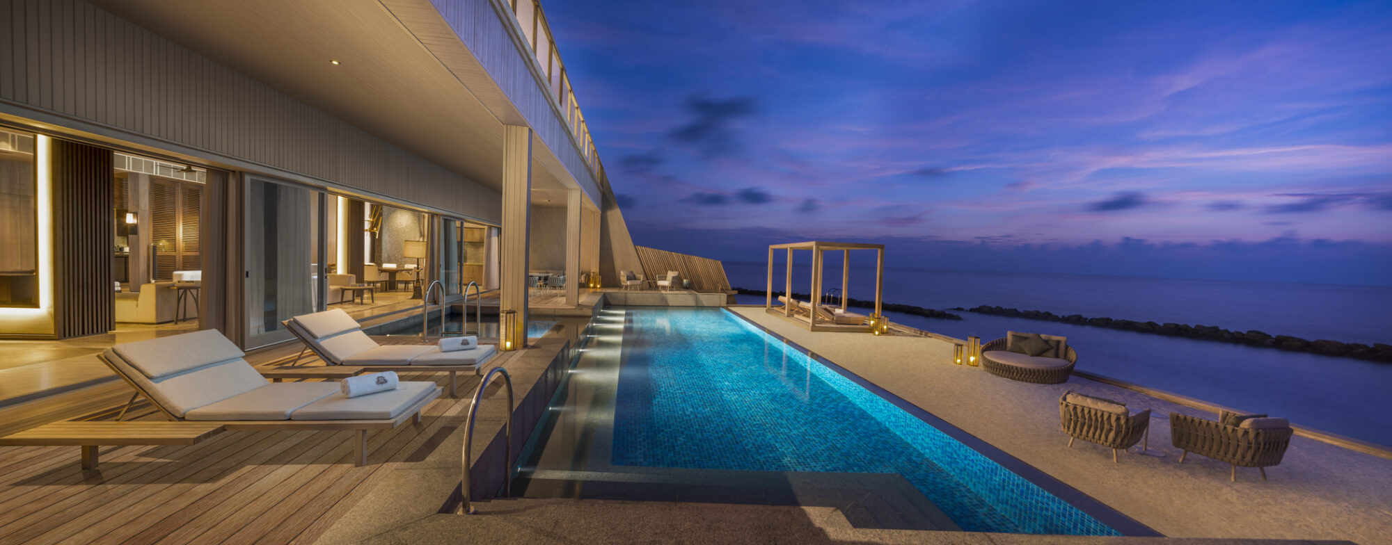 The St. Regis Maldives Vommuli Resort- John Jacob Astor Estate - Main Terrace