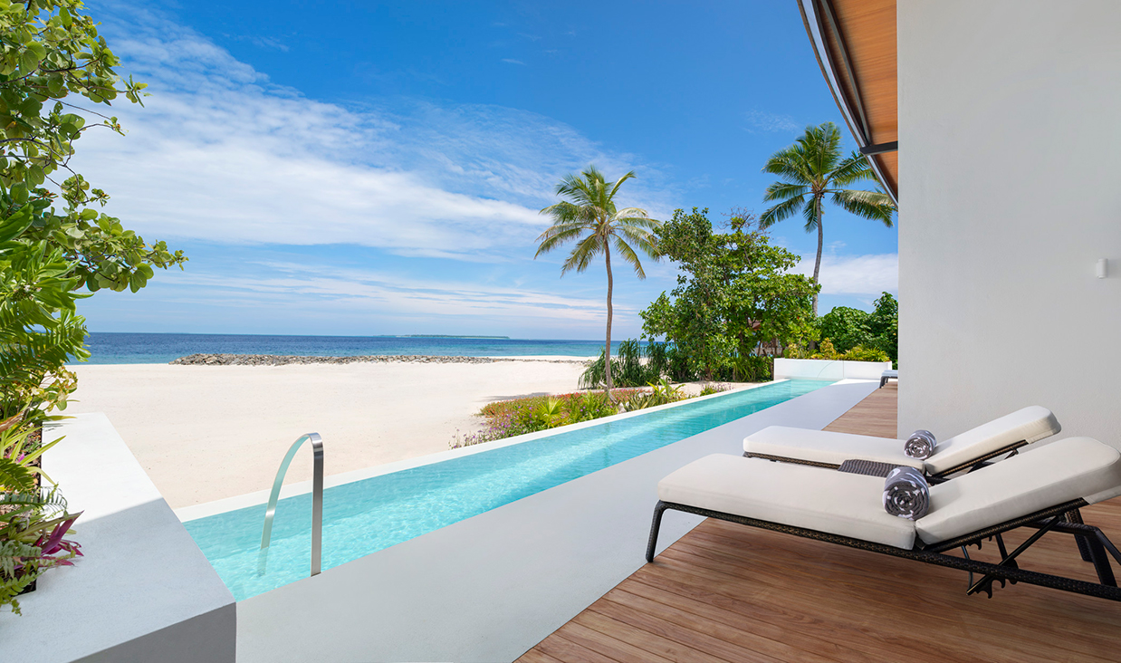 The Westin Maldives Miriandhoo Resort -Heavenly Beach Residence Pool - Deck
