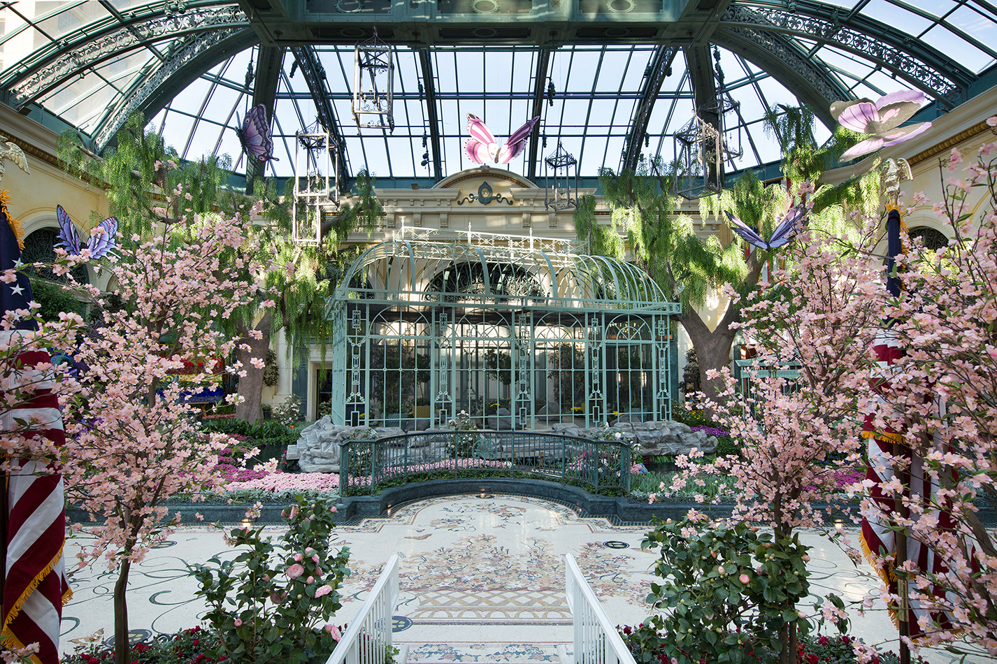 ‘Springtime Celebrations around the world’ display  at Bellagio’s Conservatory & Botanical Garden