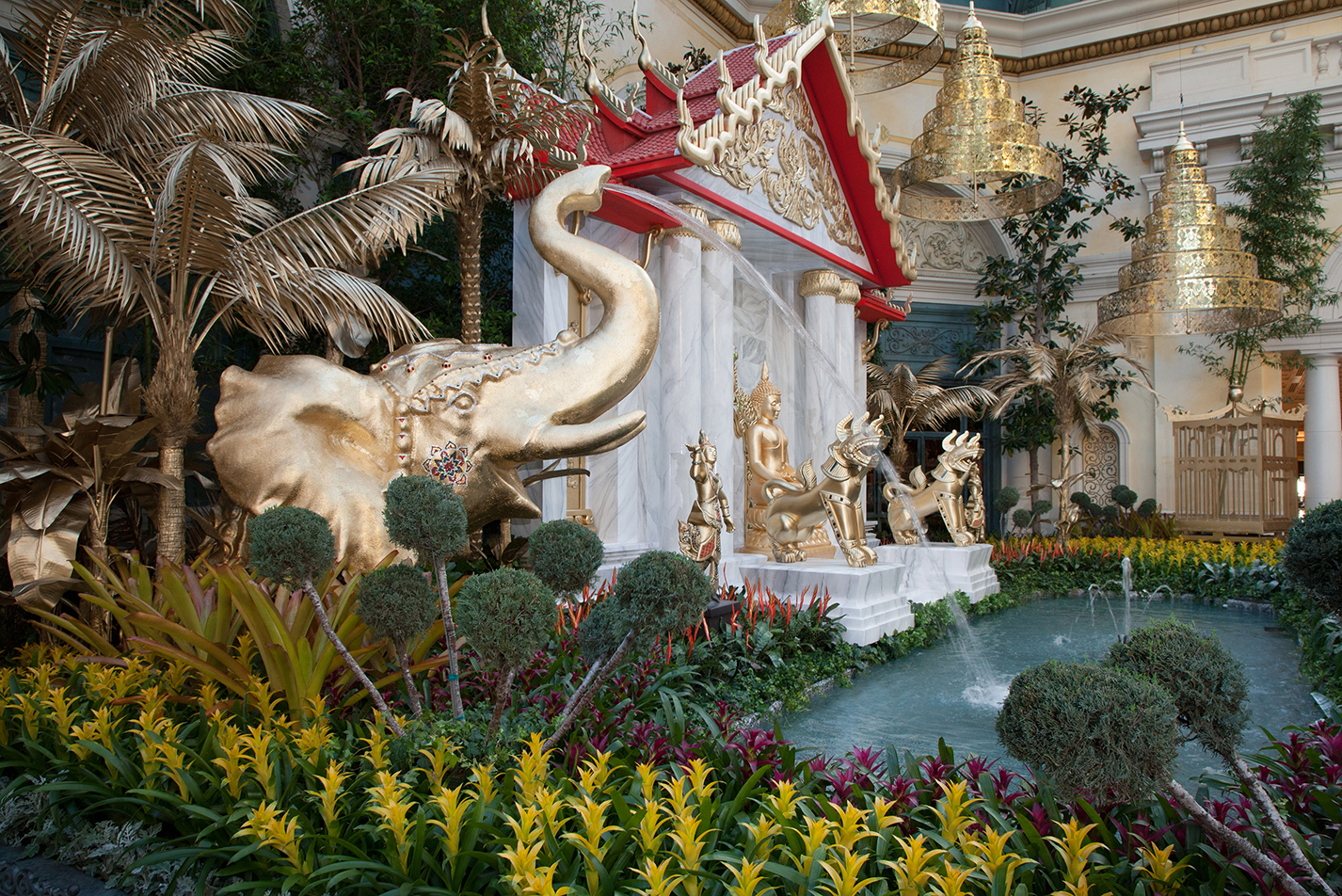 ‘Springtime Celebrations around the world’ display at Bellagio’s Conservatory & Botanical Garden