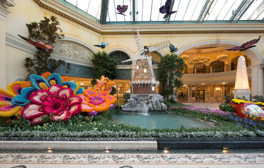 ‘Springtime Celebrations around the world’ display at Bellagio’s Conservatory & Botanical Garden