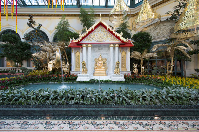‘Springtime Celebrations around the world’ display at Bellagio’s Conservatory & Botanical Garden