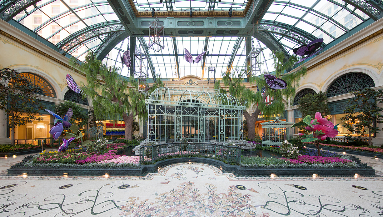 ‘Springtime Celebrations around the world’ display at Bellagio’s Conservatory & Botanical Garden