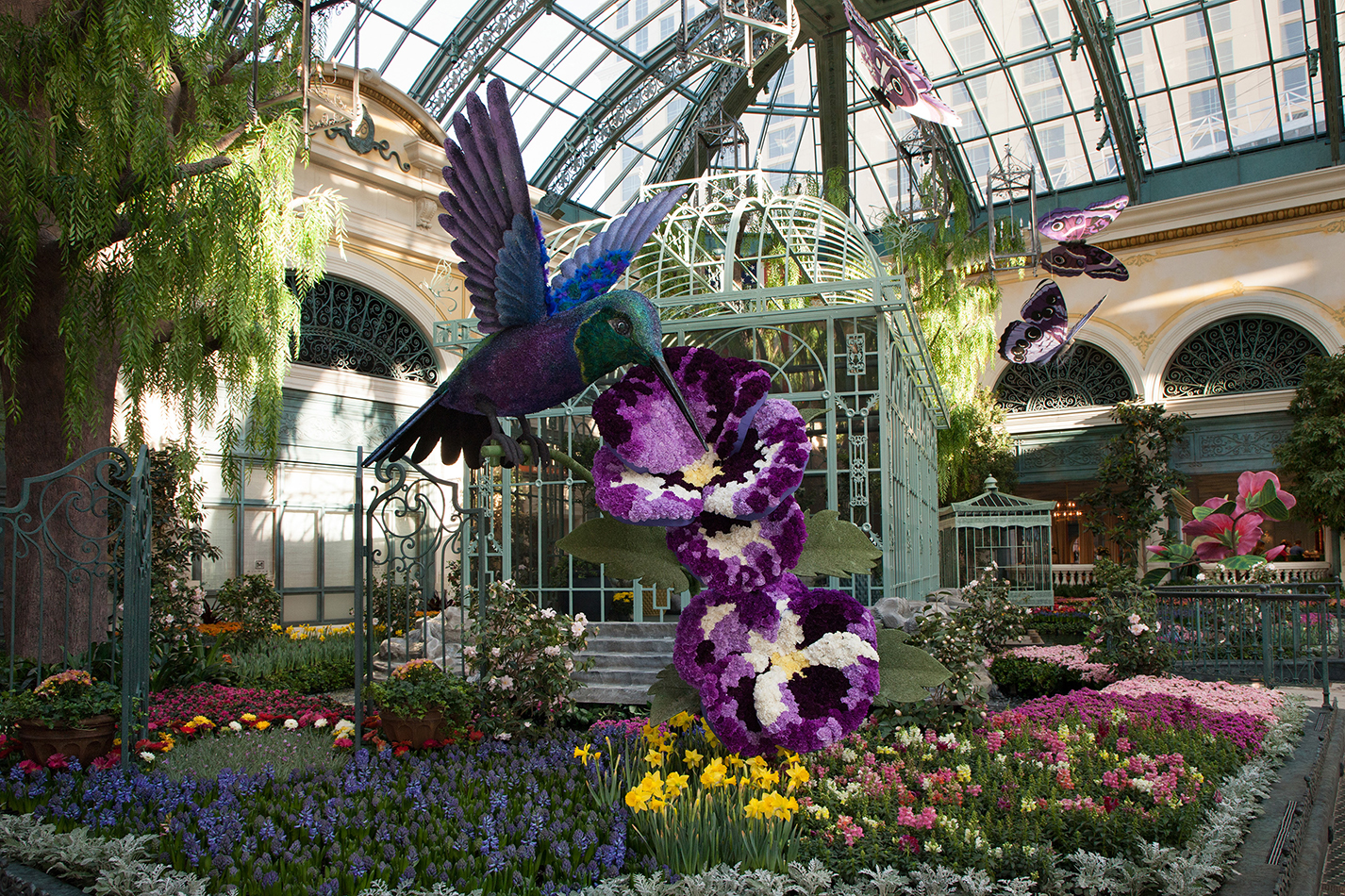 ‘Springtime Celebrations around the world’ display at Bellagio’s Conservatory & Botanical Garden