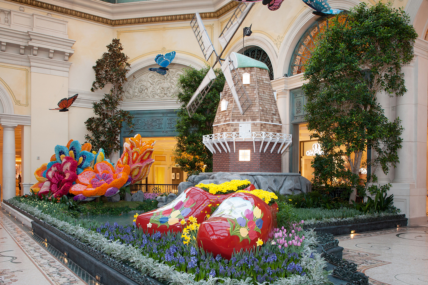 ‘Springtime Celebrations around the world’ display at Bellagio’s Conservatory & Botanical Garden