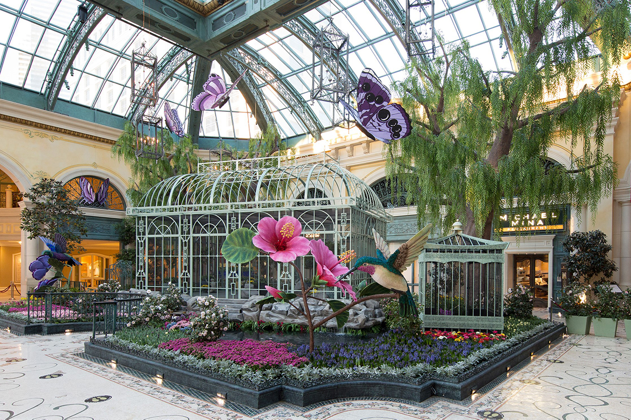 ‘Springtime Celebrations around the world’ display at Bellagio’s Conservatory & Botanical Garden