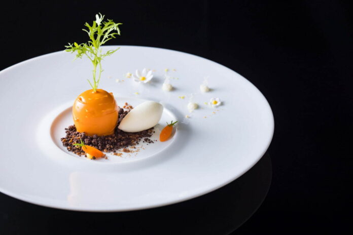 2021 Easter Dessert -Carrot cheesecake at Le Cafe de Joel Robuchon