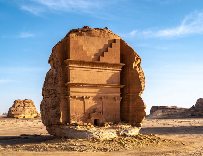 Hegra Historical City, also known as The Silent City is the ultimate open-air gallery, the southern City of the Nabatean civilization, and Saudi Arabia’s first UNESCO World Heritage Site. Visitors will explore the colossal monuments to a vanished Nabataean civilisation.
