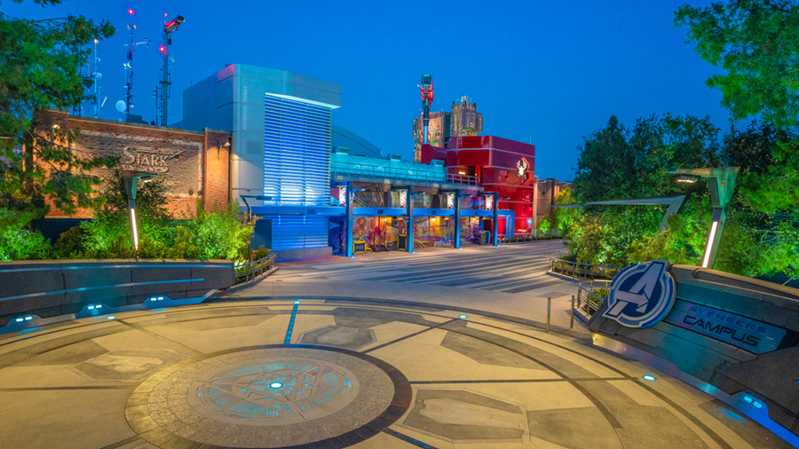 Avengers Campus inside Disney California Adventure Park