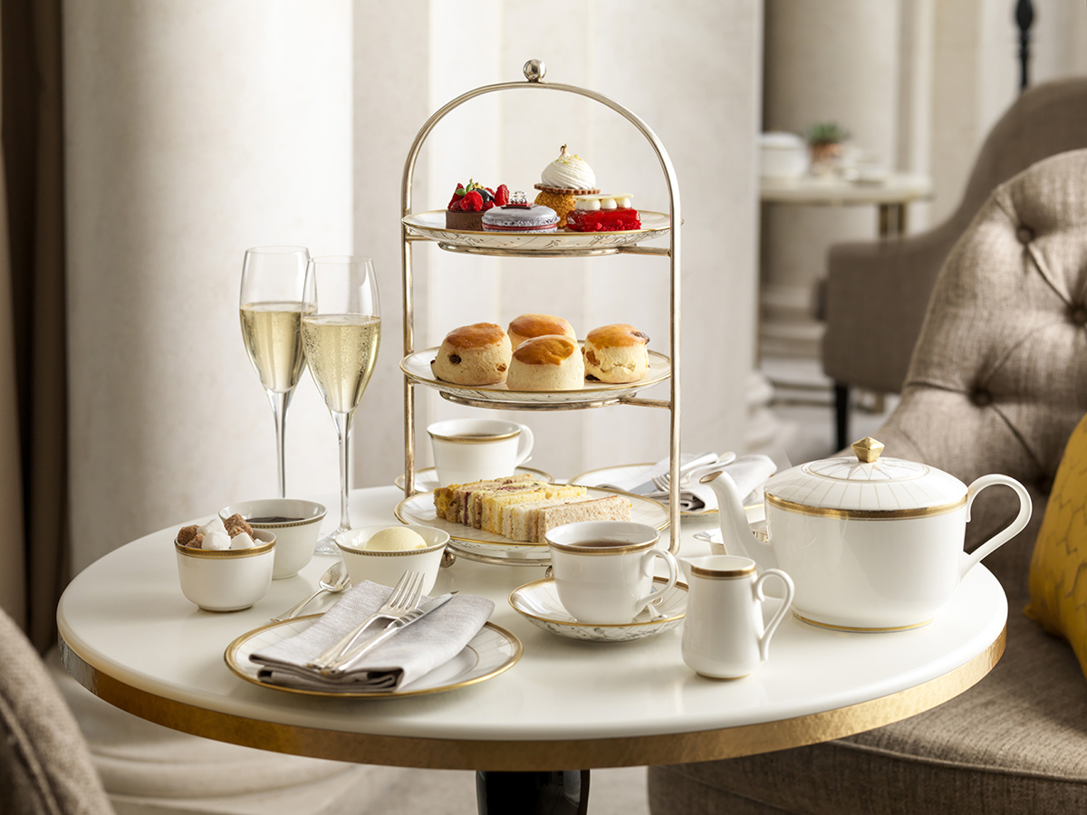 Crown Jewels Afternoon Tea at Rotunda inside Four Seasons Hotel London at Ten Trinity Square