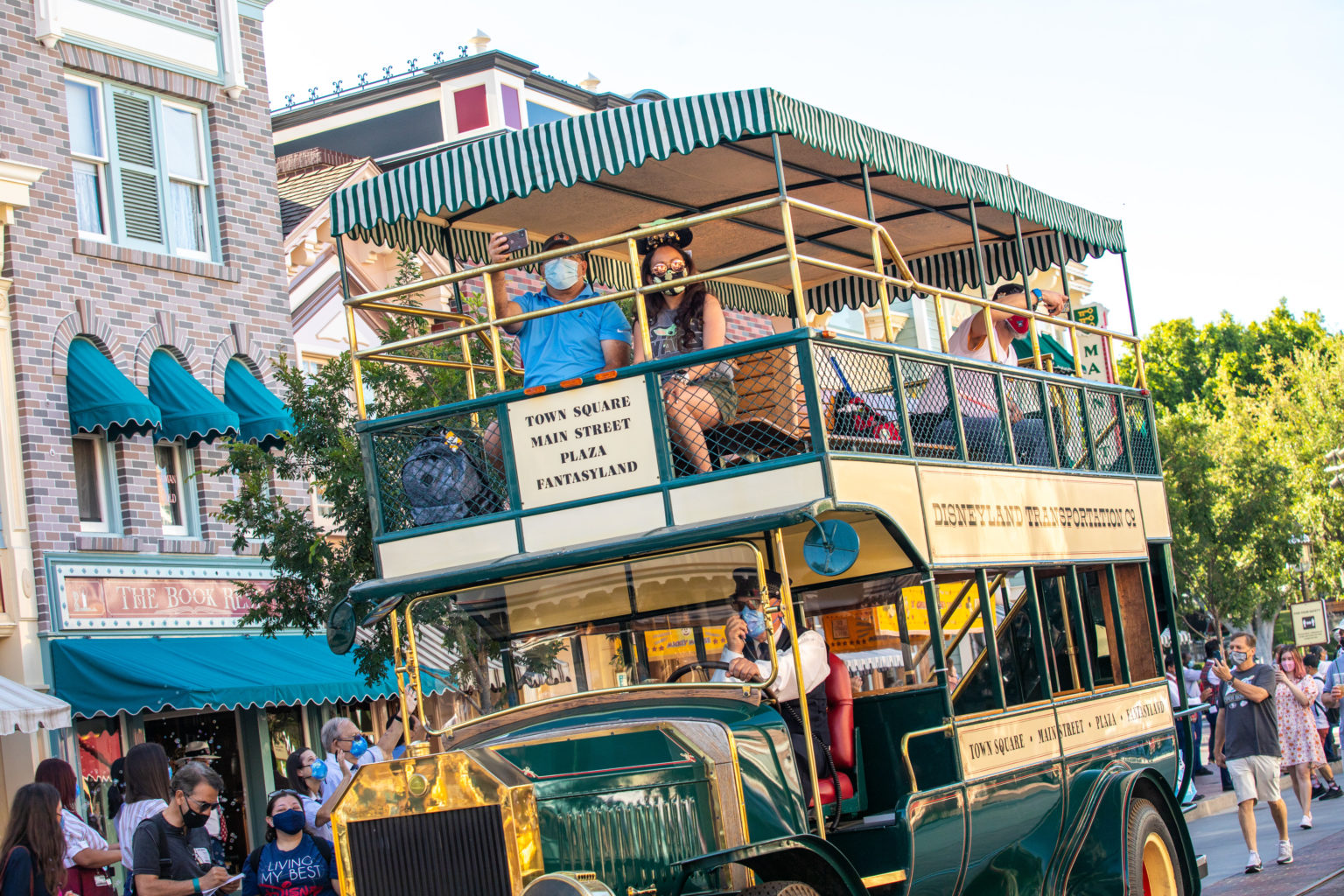 Guests Arrive on Main Street U.S.A. as Disneyland Park Reopens