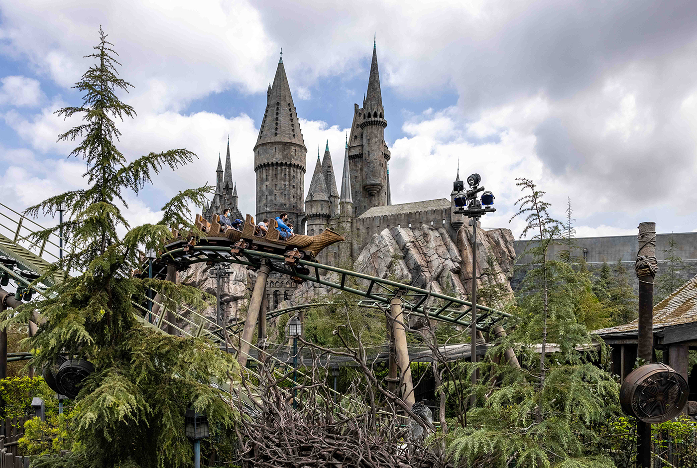 Flight of Hippogriff at WWoHP at Universal Studios Hollywood