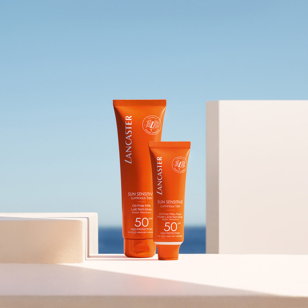 Lancaster Sun Sensitive collection, a vegan formula for sensitive skin