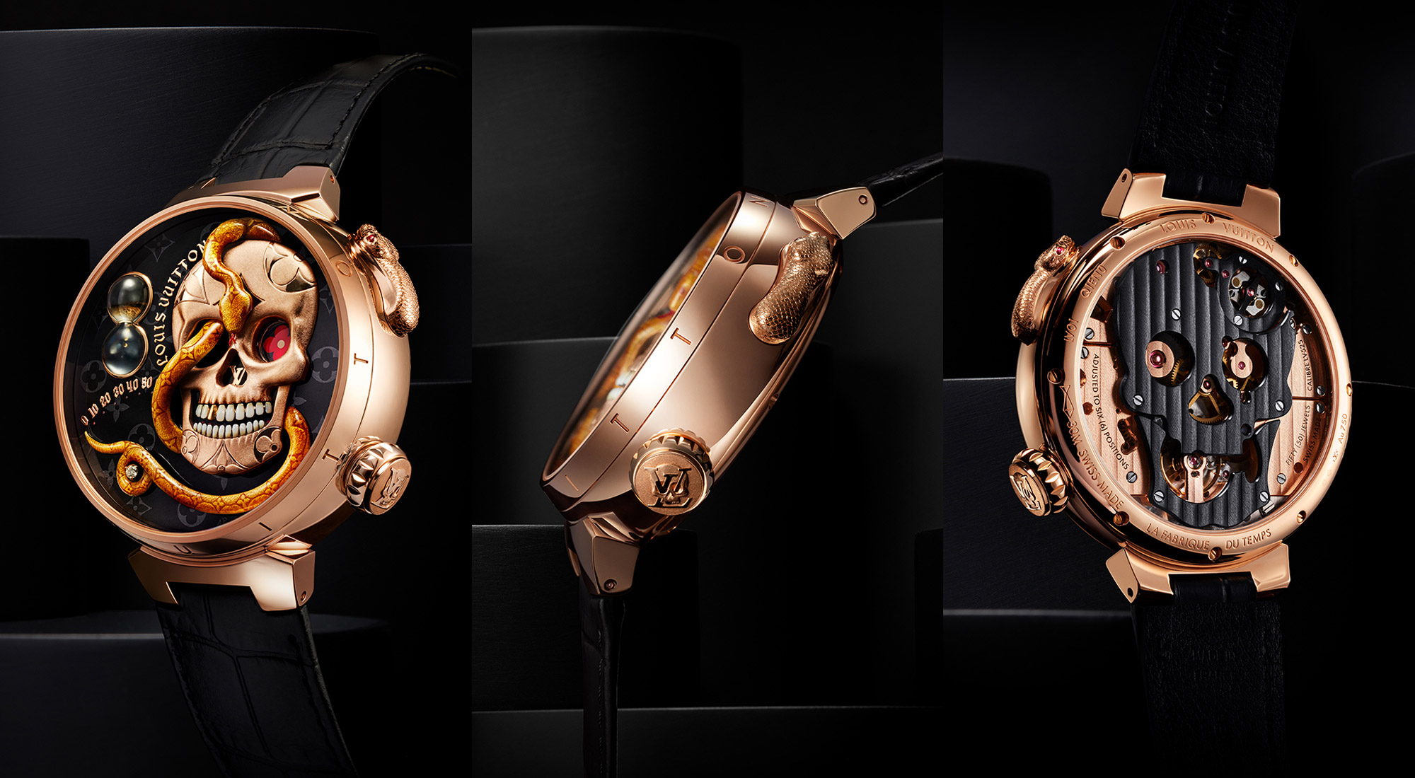 Louis Vuitton - Tambour Moon Dual Time Watch - L'Orologio