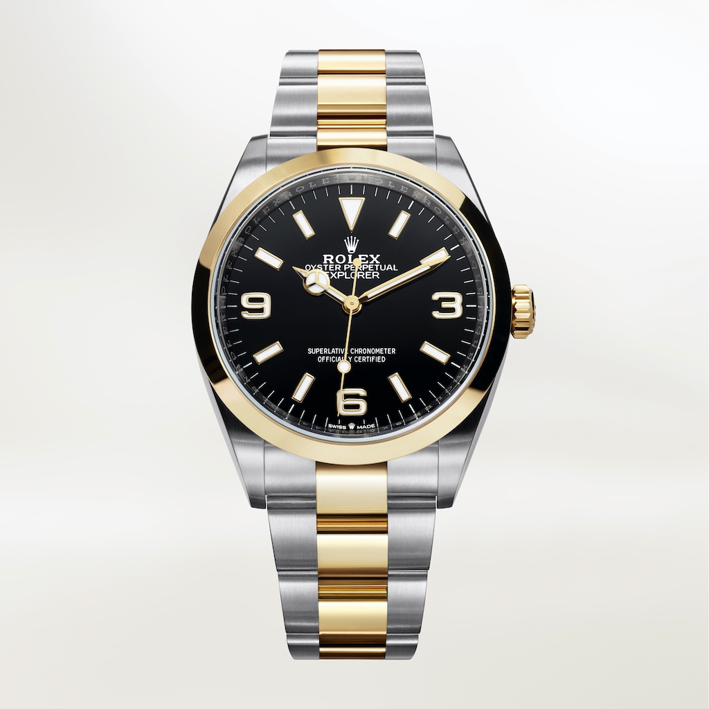 2021 Rolex Oyster Perpetual Explorer, 36 mm, yellow Rolesor 