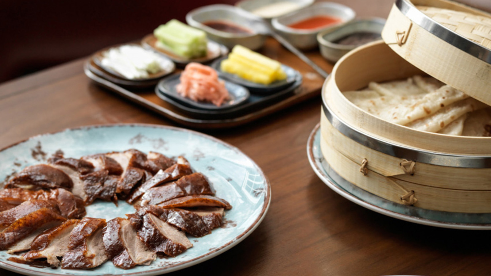 Peking Duck at Mei Ume at Four Seasons Hotel London at Ten Trinity Square
