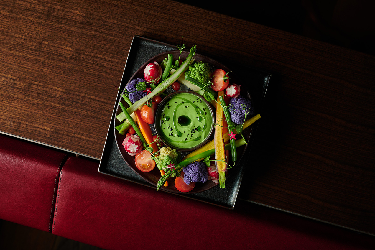 Vegetable Crudités Salad at Republic at The Ritz-Carlton, Millenia Singapore