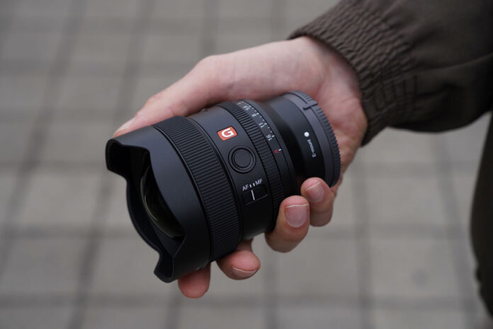 Sony 14mm f1.8 GM lens