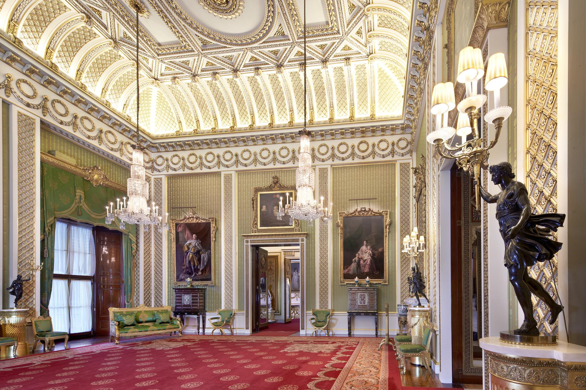 The Green Drawing Room at Buckingham Palace (Photo credit: Royal Collection Trust / © Her Majesty Queen Elizabeth II 2021. Photographer: Peter Smith)