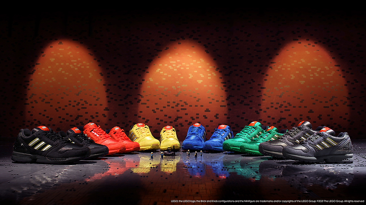 Adidas Originals x LEGO ZX 8000 ‘Bricks’ collection