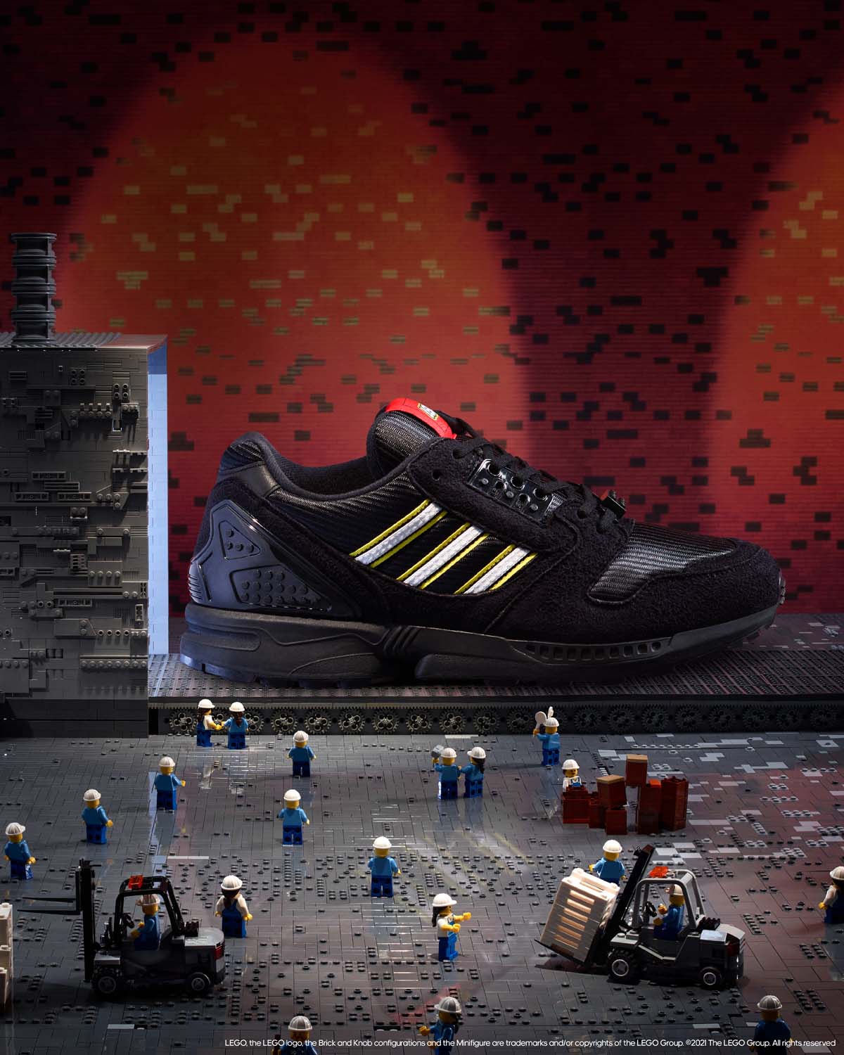 Adidas Originals x LEGO ZX 8000 ‘Bricks’ collection