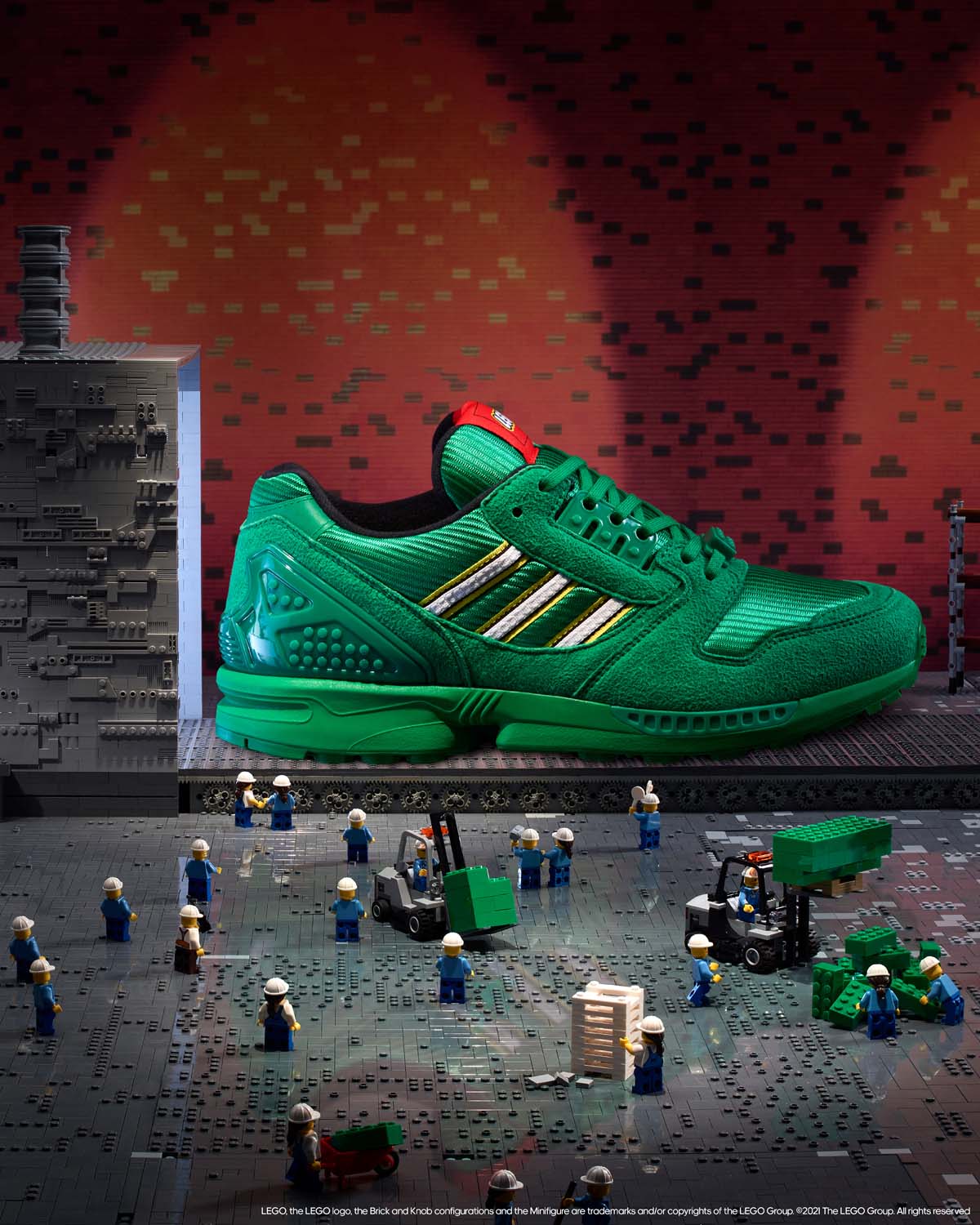 Adidas Originals x LEGO ZX 8000 ‘Bricks’ collection