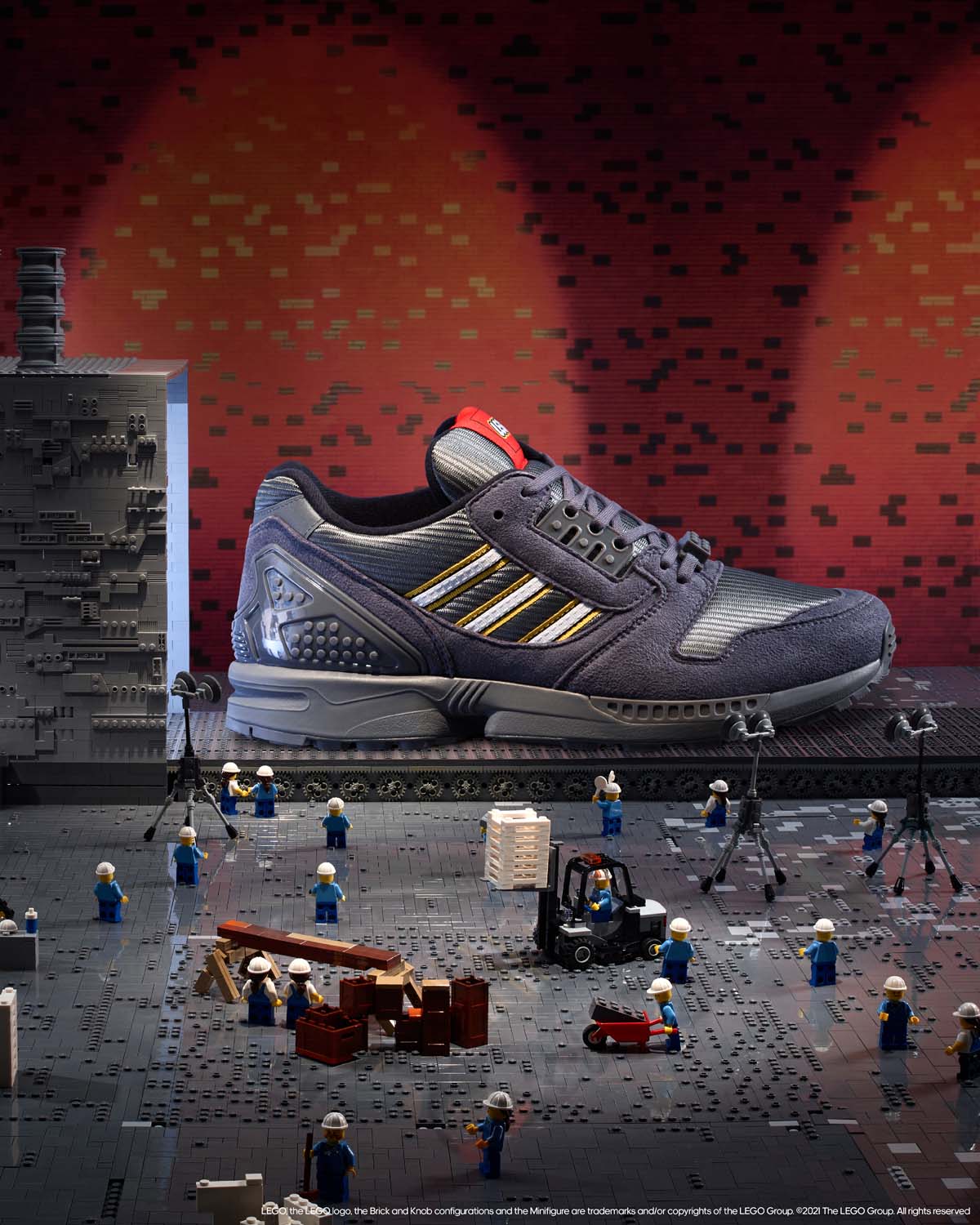 Adidas Originals x LEGO ZX 8000 ‘Bricks’ collection