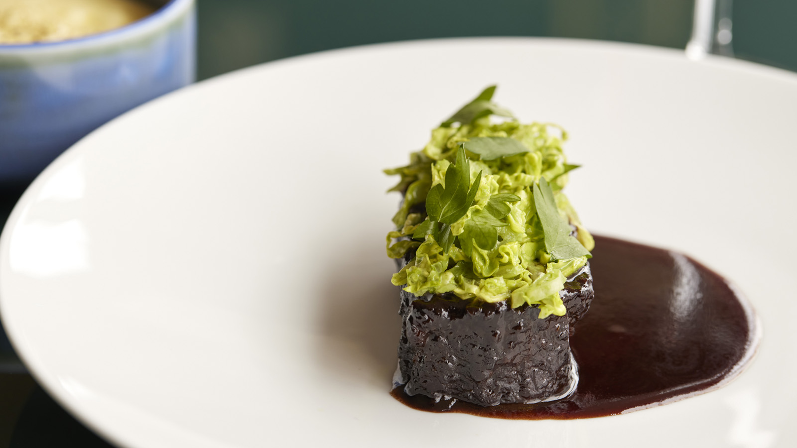 Wagyu beef cheeks braised in bourguignon sauce from MAISON MARUNOUCHI at Four Seasons Hotel Tokyo at Marunouchi