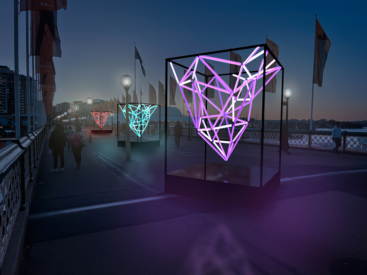 Vivid Sydney 2021 Stalactite Angus Muir Design (NZ)