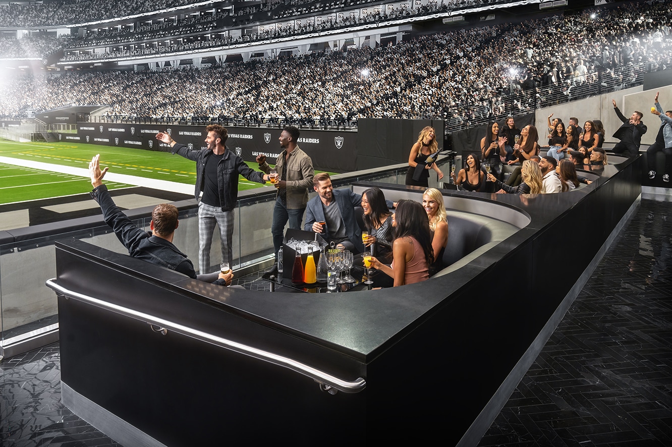 New club concept Wynn Field Club at Allegiant Stadium