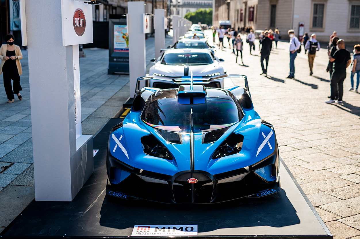 Bugatti Bolide at 2021 Milano Monza Motor Show 