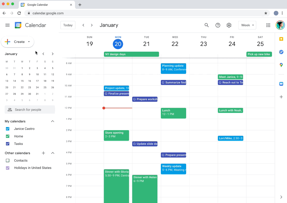 Set up and share appointment booking pages in Calendar