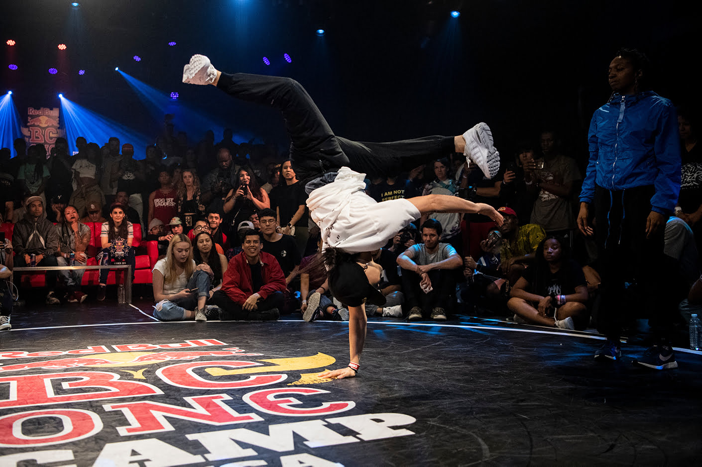 B-girl Sunny competes at the Red Bull BC One B-Girls Cypher USA in Houston, TX on May 18, 2019