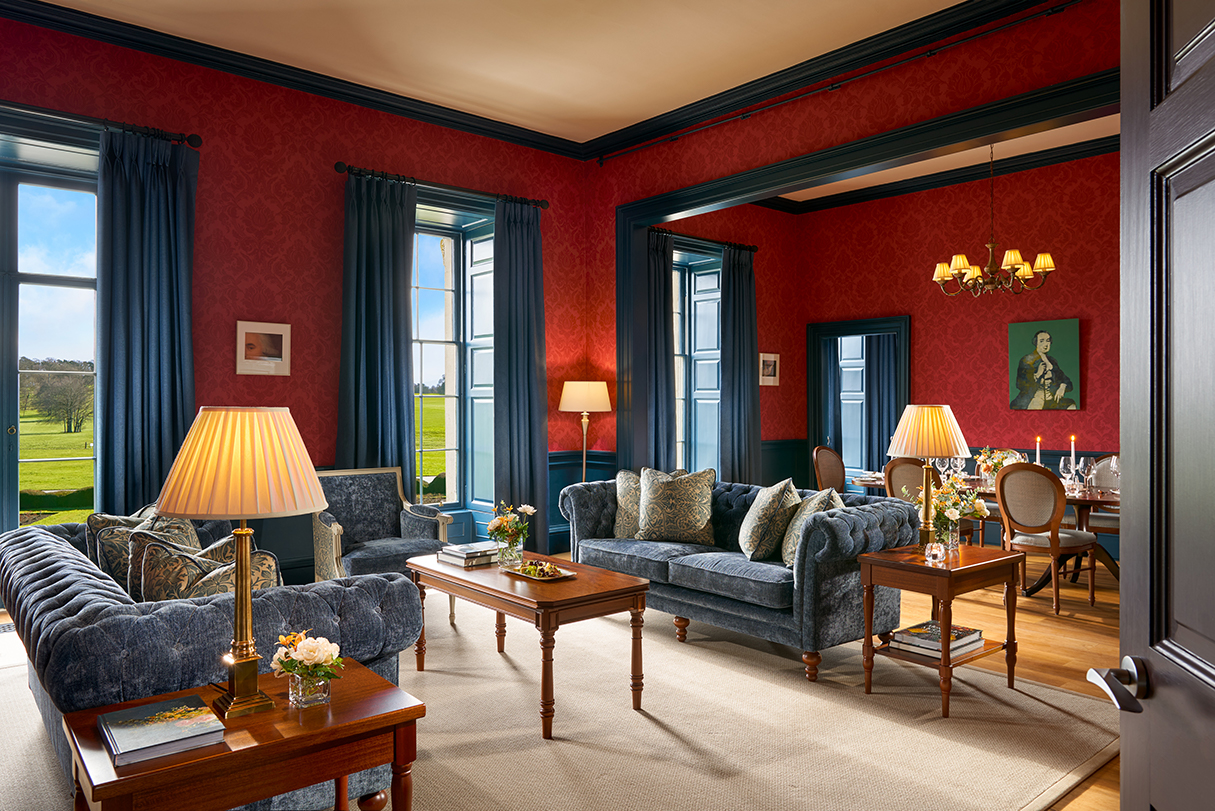 House Presidential Suite at Carton House The Duke sitting room House Presidential Suite at Carton House The Duke sitting room