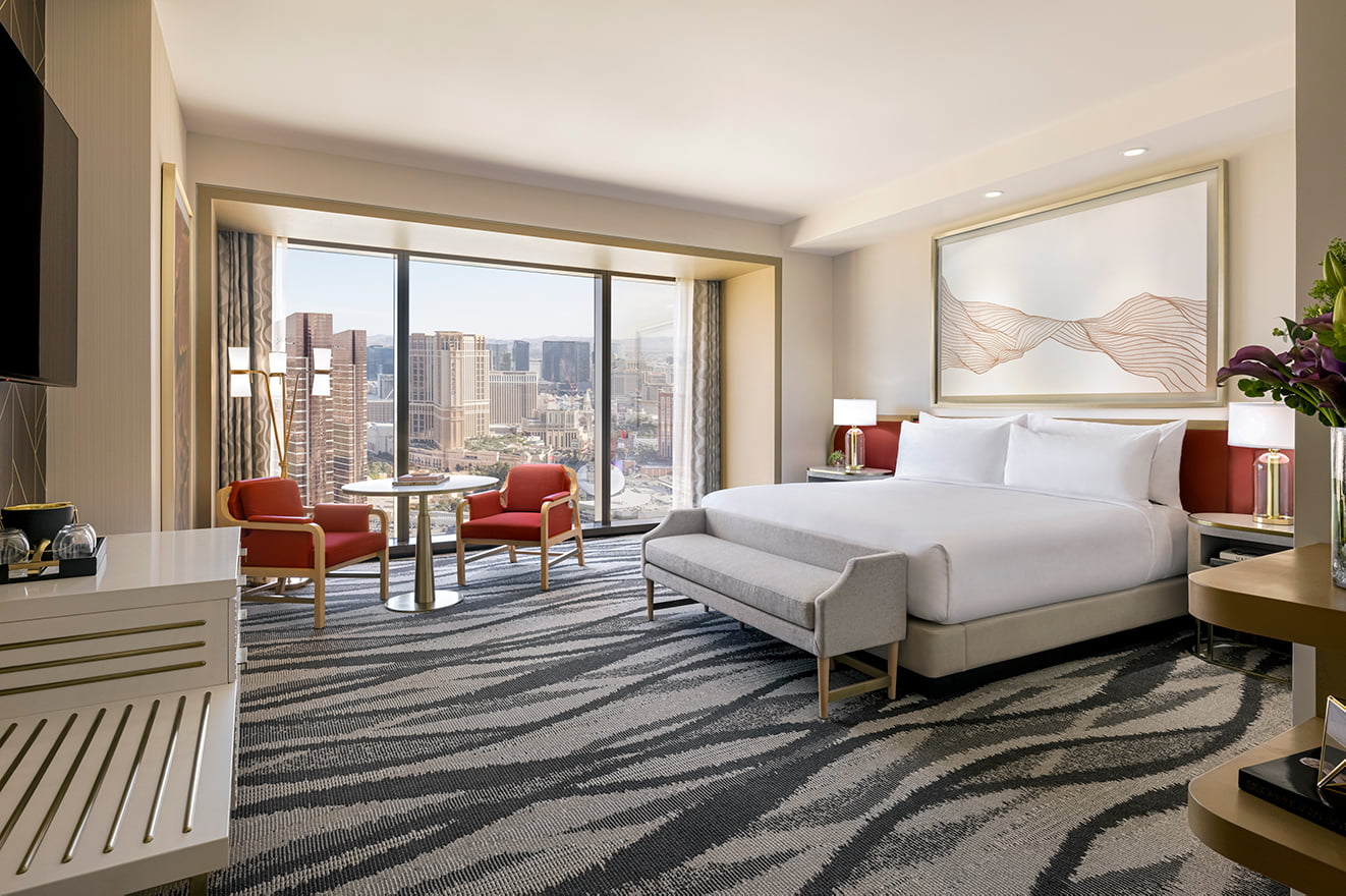 Resorts World Las Vegas Conrad King Bedroom