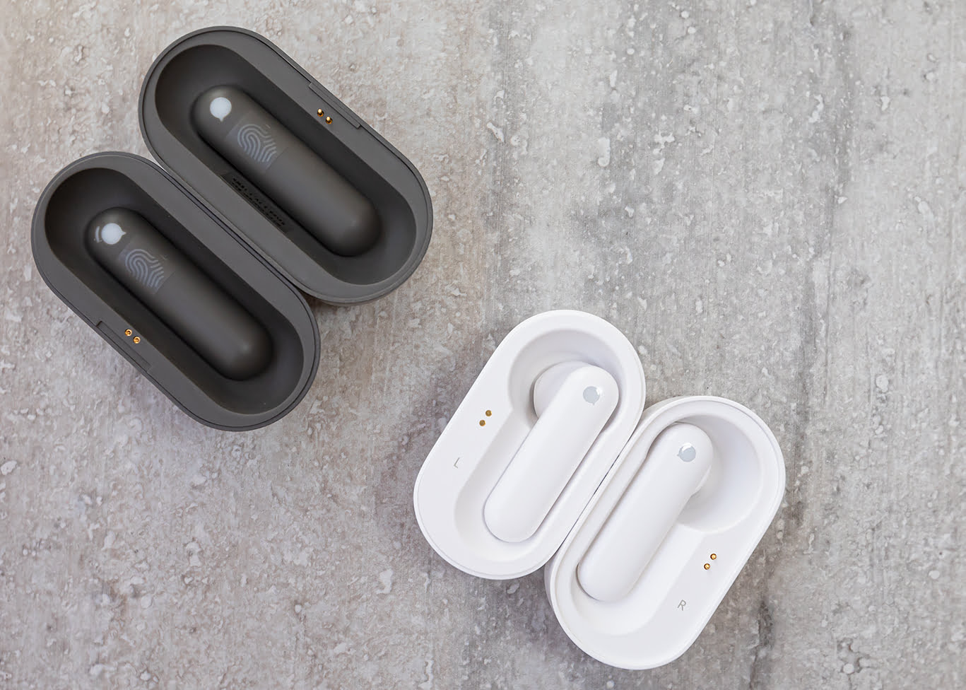 Top: Timekettle WT2 Plus AI Translator, Bottom: Timekettle M2 Language Translator (Julie Nguyen/SNAPTASTE®)