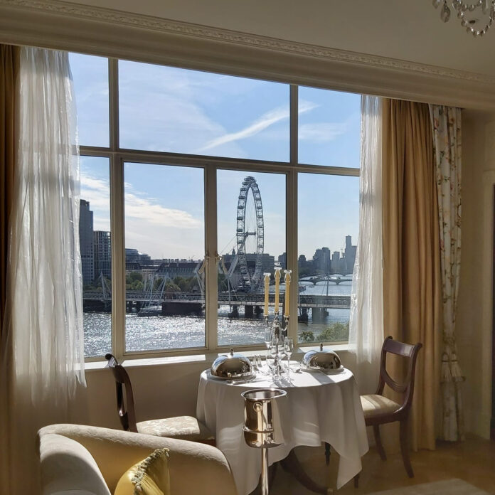 Suite dining experience at The Savoy