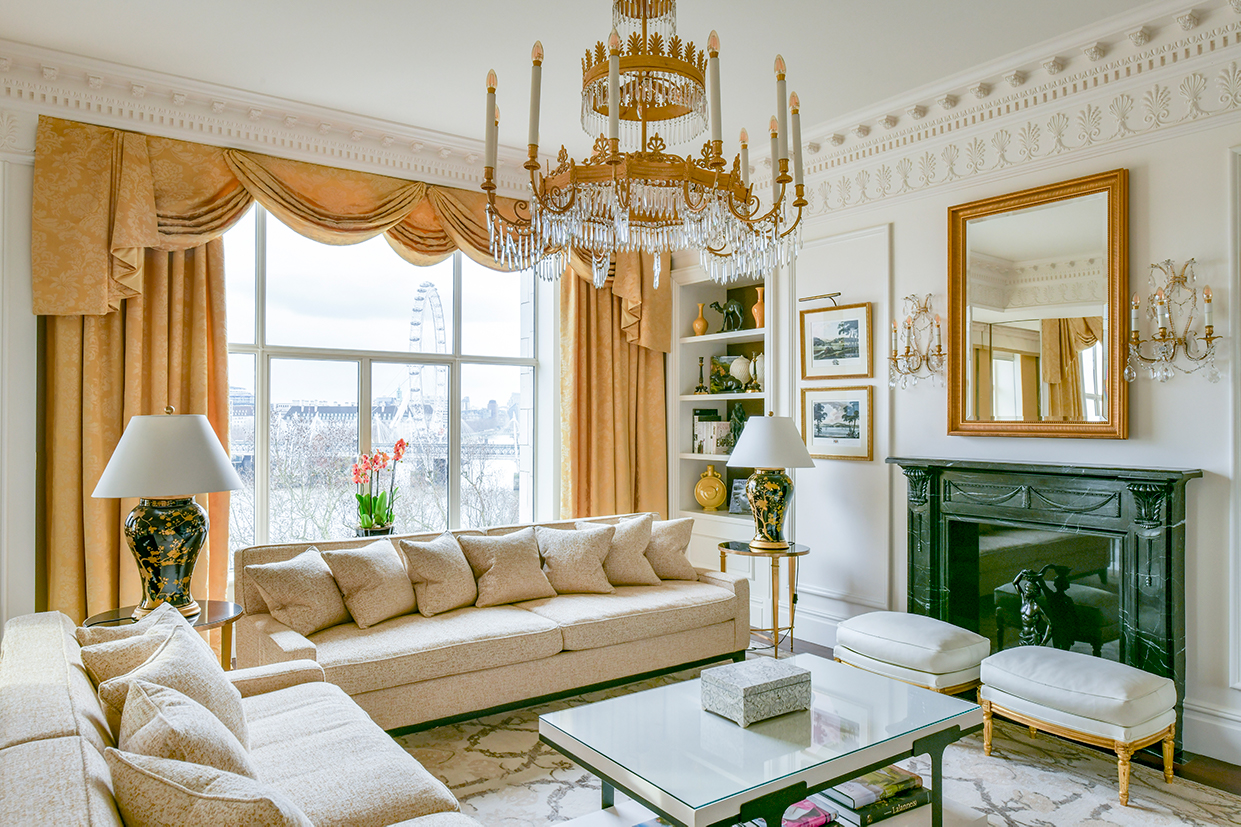 The Royal Suite Living Room at The Savoy