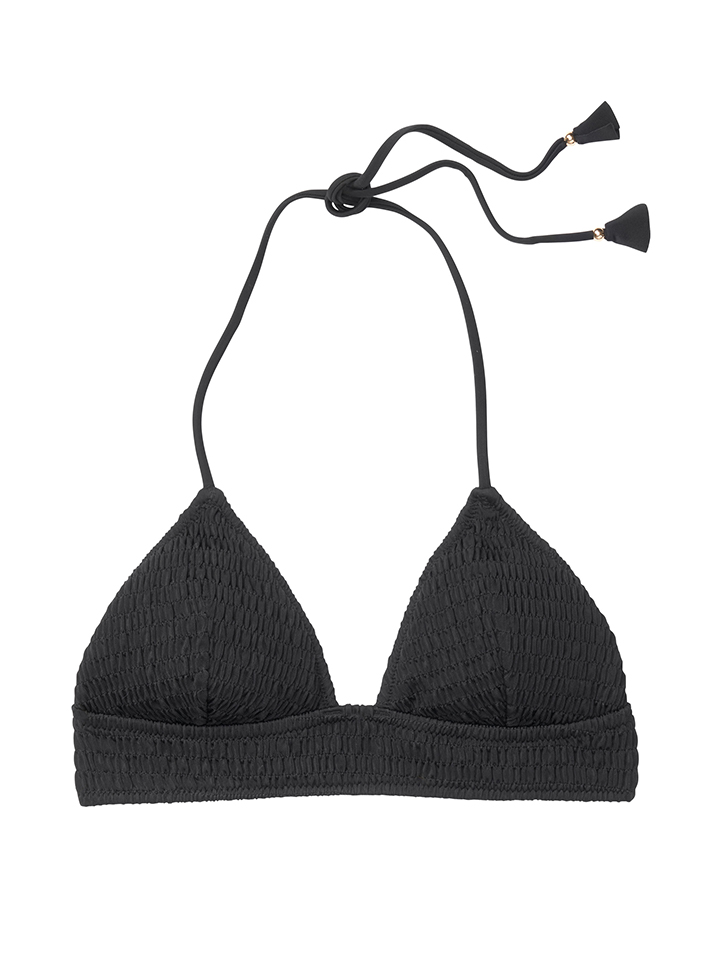 Victoria's Secret Swim 2021 Summer Ensenada smocked longline triangle top