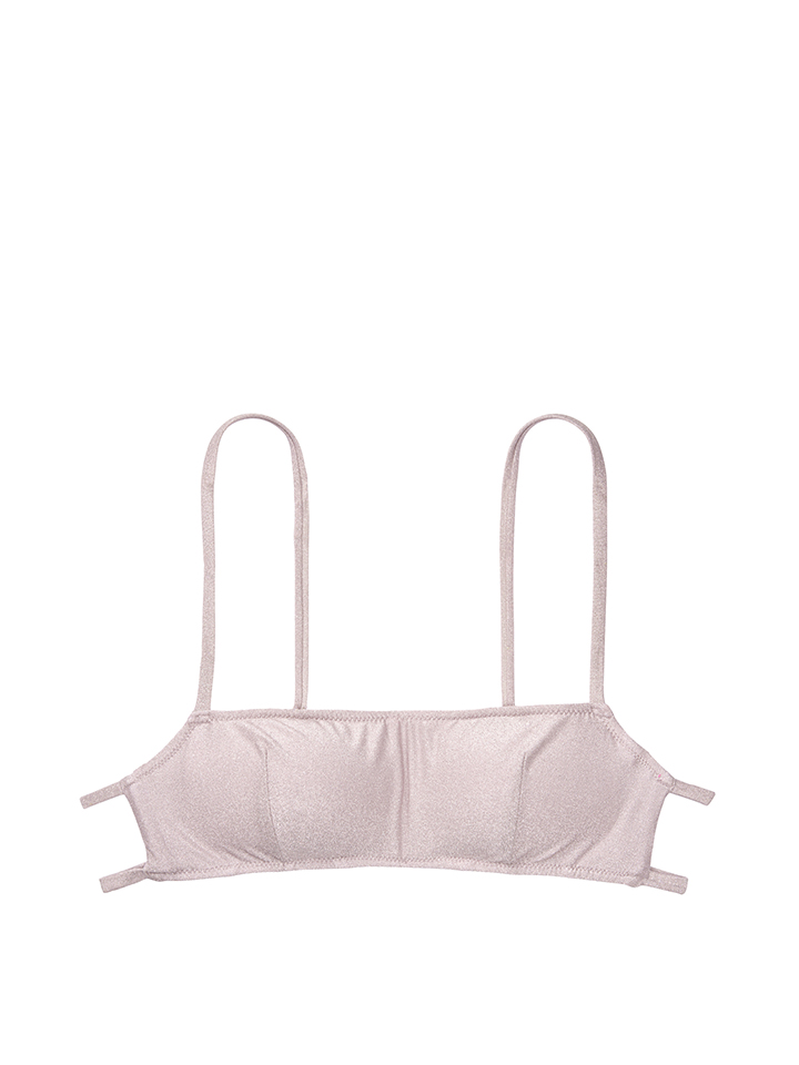 Victoria's Secret Swim 2021 Summer Menorca shimmer bandeau top