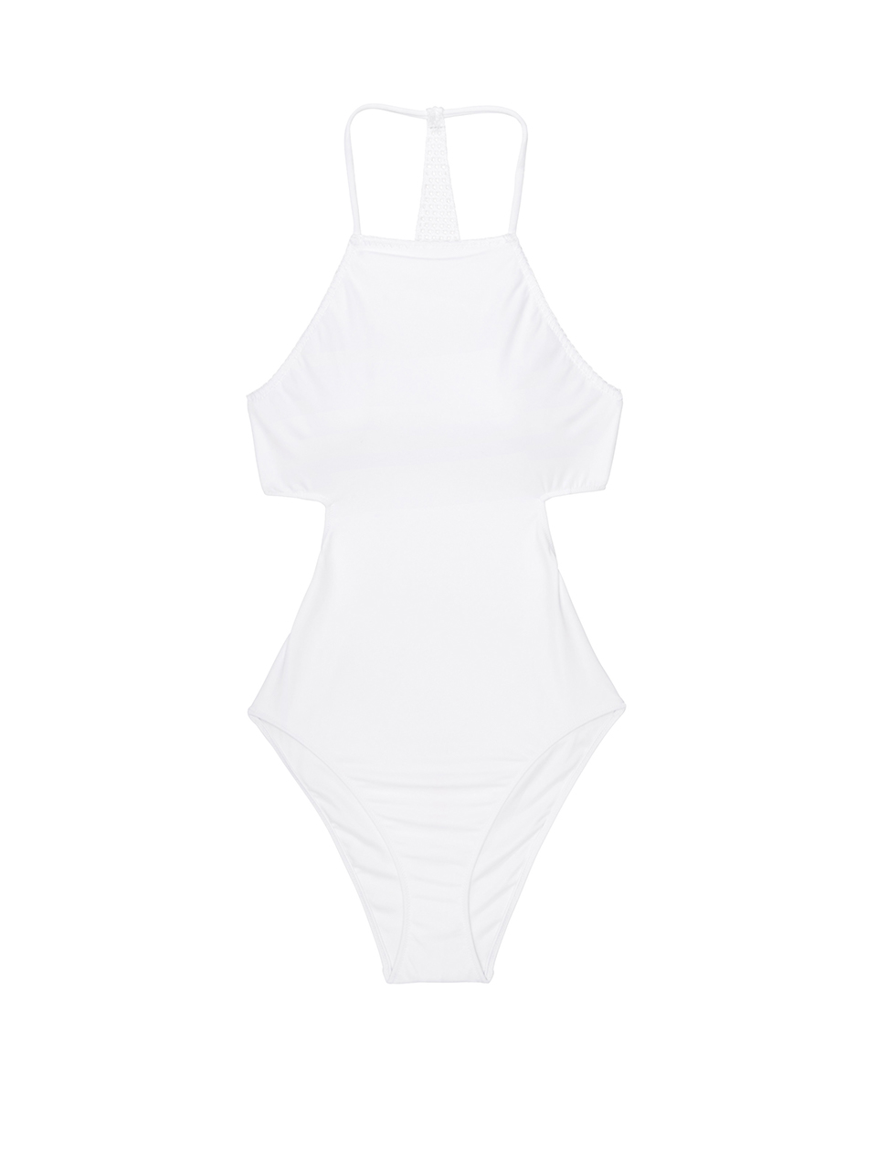 Victoria's Secret Swim 2021 Summer Portfino Crochet Halter One-piece