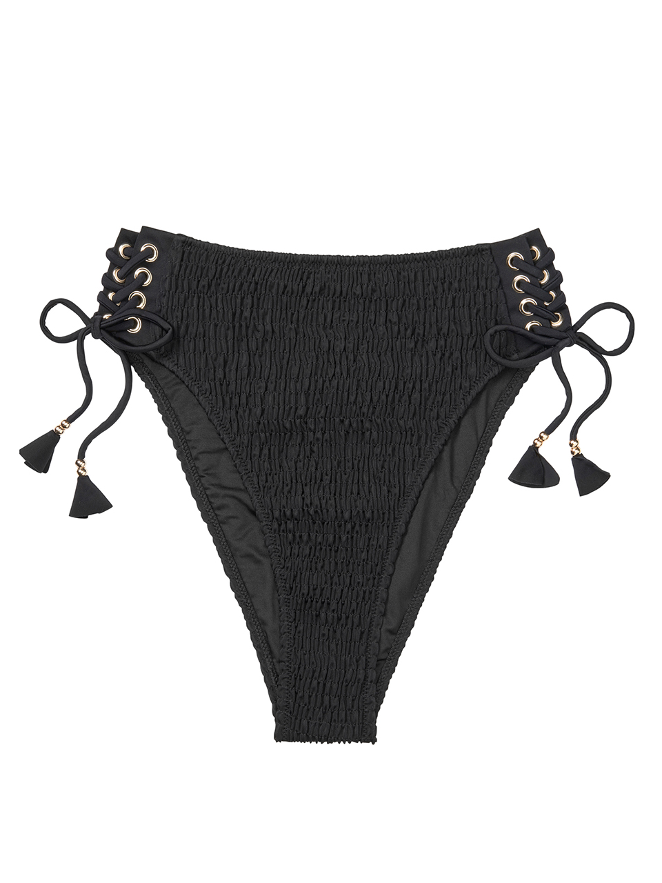 Victoria's Secret Swim 2021 Summer Santa Teresa smocked high waist cheeky bottom