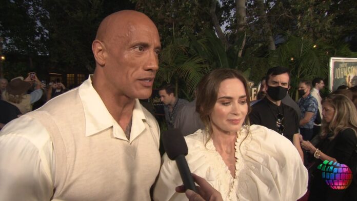 Dwayne Johnson and Emily Blunt share their thoughts about Disney’s ‘Jungle Cruise’ at the World Premiere